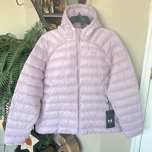Brand New Under Armour Storm Feather Down 2.0 Zippered Hooded Puffer Jacket - Picture 2 of 12
